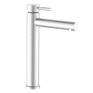 t.b.t. Miscelatore lavabo in nichel spazzolato per bagni moderni.