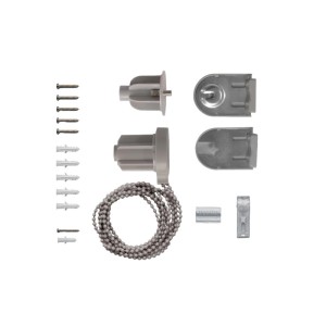 Tenda a rullo Moon oscurante 180x250 cm grigio