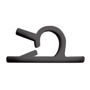 t.b.t. per accessori interni auto, clip di fissaggio, nero.