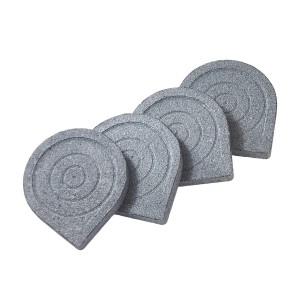 Set di 4 feltrini grigi t.b.t. per mobili.