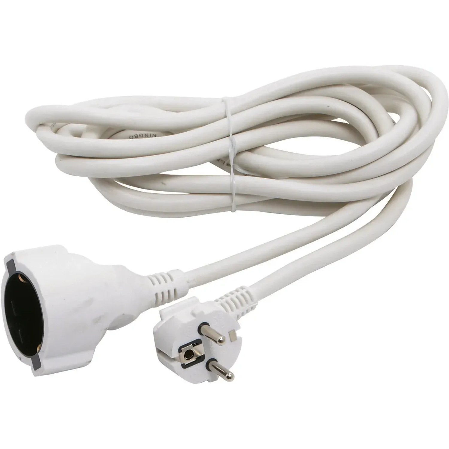 Prolunga Elettrica Da Esterno 5 Metri IP44 – Bianca, Impermeabile, Flessibile E Resistente, Per Giardino E Cantieri - 3