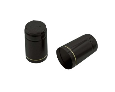 Capsule Termoretraibili Per Bottiglie Di Vino - 100 Pezzi Nero 33mm - Foto 6
