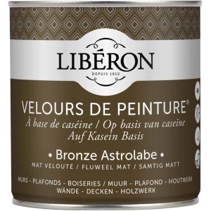 Idropittura lavabile Velours de Peinture Liberon Bronze Astrolabe 0,5 L