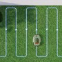 Dreame robot tagliaerba A2 al lavoro con navigazione 3D intelligente.