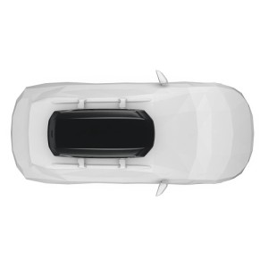 Box da tetto M Pulse 2 400l nero opaco