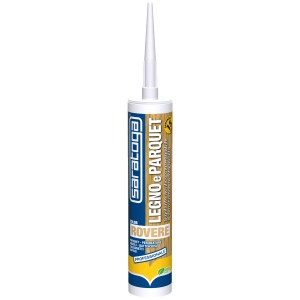 Cartuccia di silicone per legno e parquet Saratoga, colore Rovere.