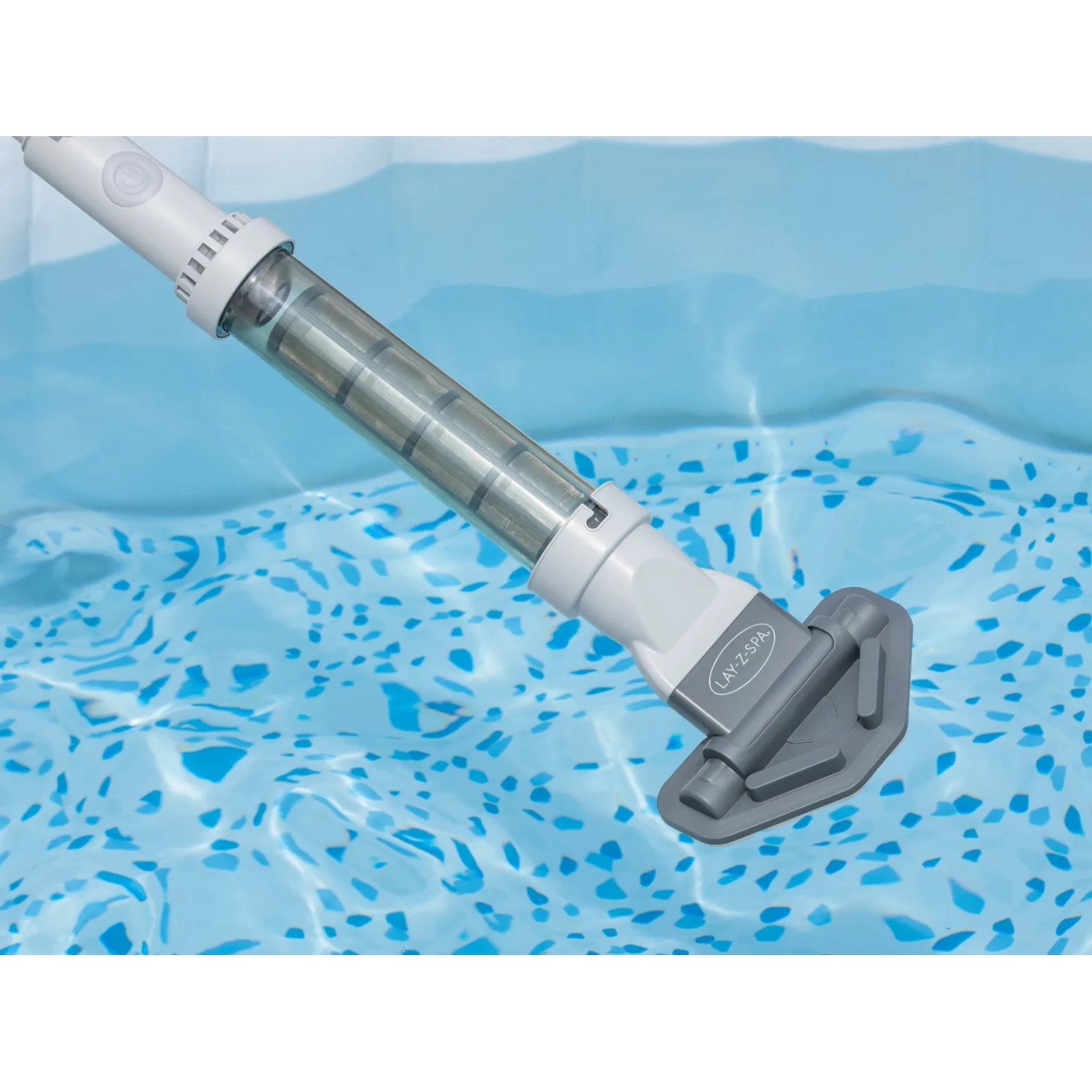 Aspiratore a batteria Bestway Lay-Z-Spa in acqua, per la pulizia di vasche idromassaggio e piscine.