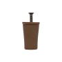 Tappi d`arresto tapparelle nylon conici set 4 pezzi Ø 40 mm marrone