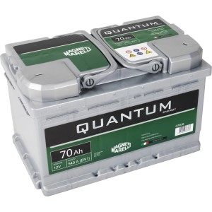 Batteria auto Magneti Marelli, 12V 70Ah, per impianto elettrico auto.