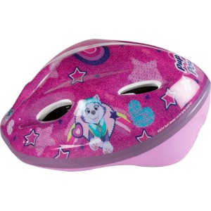 Casco da bici rosa Paw Patrol per bambini. Guida sicura ed elegante.