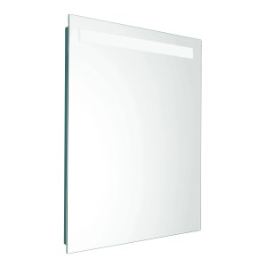 Specchio contenitore t.b.t. per bagno con illuminazione integrata.