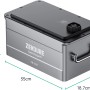 Batteria Zendure SolarFlow AB1000 (960 Wh) per impianti fotovoltaici da balcone, custodia grigia con maniglia.