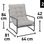 Salotto da giardino Patterson grigio chiaro 4 posti_10