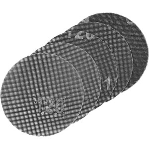 Dischi abrasivi a rete LUX Comfort Ø 225 mm, grana 60, accessori per levigatrici, 5 pezzi