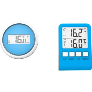 Termometro wireless Summer Fun per piscina e laghetto con display temperatura interna ed esterna.