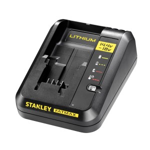 Caricabatterie rapido multivolt Stanley FatMax FMC692L per batterie da 14,4 V e 18 V.