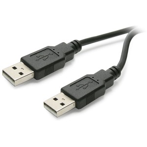 Cavo USB nero per audio e video.