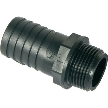 Raccordo portagomma maschio pp diritto 1"-1/4 x 35 mm