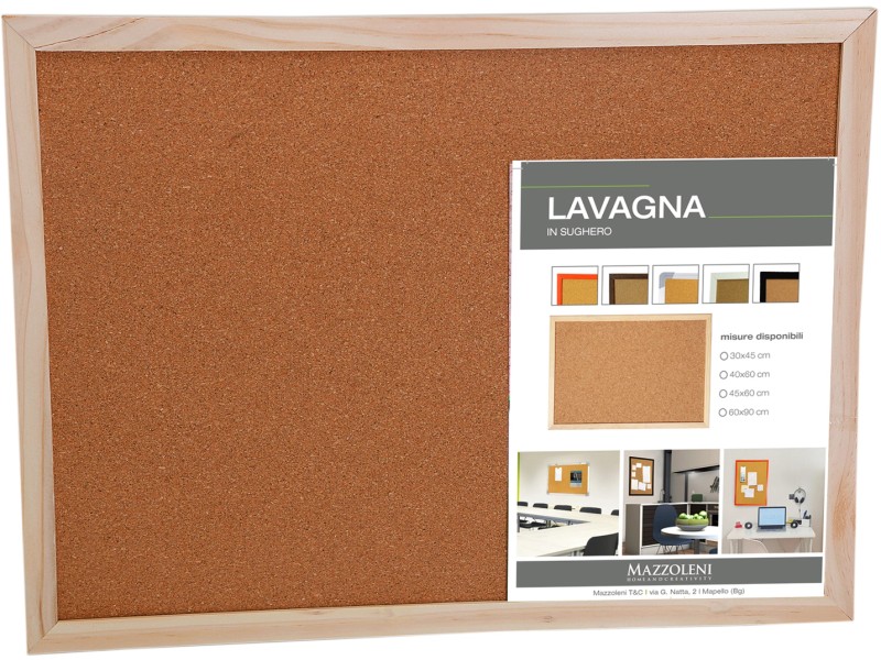 Creative Home Lavagna in Sughero 90x60 cm