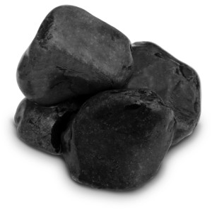 Pietre decorative nere per decorazione terrario.