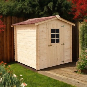 Casetta da giardino in legno sp 20 mm H197xL199xP205 cm