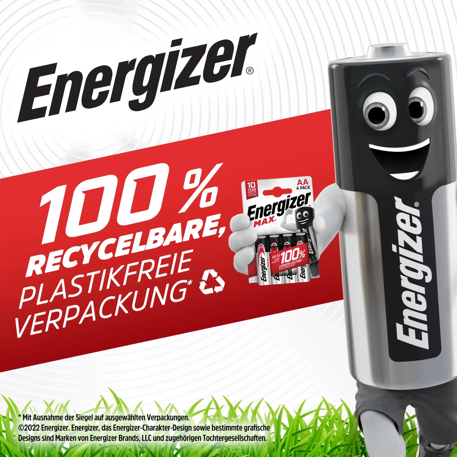 Energizer Max C Baby Batterie, confezione da 2, energia affidabile per dispositivi, packaging 100% riciclabile.