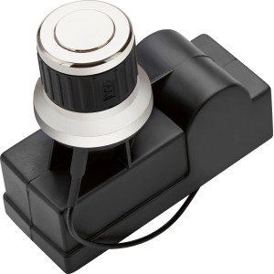 Accenditore di ricambio per grill a gas Knox e Maddox, corpo nero con pulsante di accensione argentato.