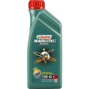 Olio motore Castrol Magnatec Diesel 10W-40 B4, flacone da 1 litro.