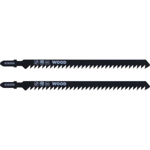 Due lame per seghetto alternativo nere t.b.t. per legno.