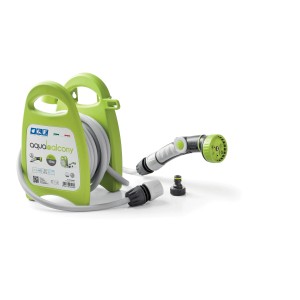 t.b.t. Avvolgitubo con tubo e lancia per irrigazione.