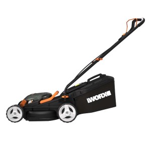 Worx WG779E.1 Tagliaerba a batteria 40 V con cesto di raccolta da 30 l, ideale per giardini fino a 450 m².