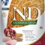 N&D Ancestral Grain cibo secco per gatti Adult, con pollo, farro, avena e melograno.