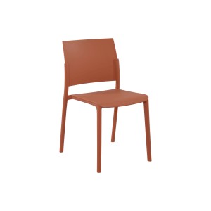 Sedia da giardino t.b.t. in terracotta. Sedia per giardino o terrazza.