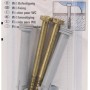 Fischer Fissaggio WC S 8 RD 80 K (2 pz.) per il montaggio di WC e bidet.