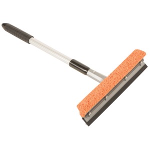 LUX Lavavetri telescopico con spugna e tergivetro per la cura dell'auto senza aloni.