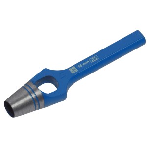 LUX Punzone per fori 15 mm Comfort, blu, in acciaio per forare.