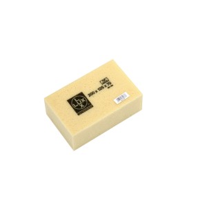 Spugna per piastrelle LUX Comfort, gialla, 20x12,5x7cm, assorbente per la pulizia delle piastrelle.