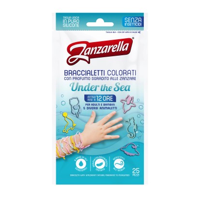 Antizanzare braccialetti under the sea Zanzarella 25 pz