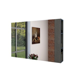 Specchiera t.b.t. con mensola e specchio