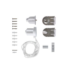 Tenda a rullo Moon oscurante 90x250 cm bianco