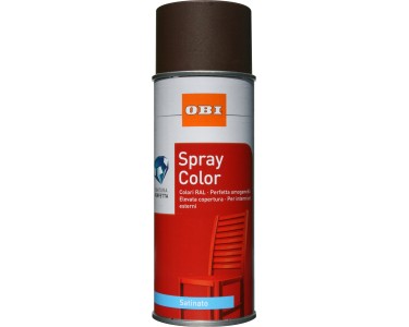 BOMBOLETTA SPRAY MARRONE NOCE RAL 8011 ACRILICO VERNICE BRILLANTE