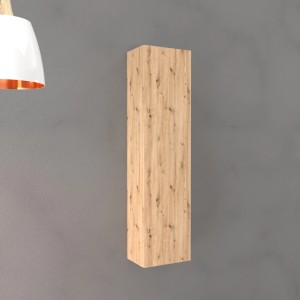 t.b.t. mobile pensile bagno, effetto legno, per montaggio a parete.