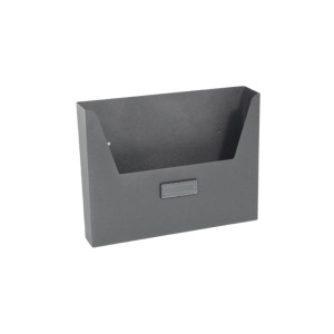 Cassetta postale grigia t.b.t. per montaggio a parete.