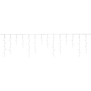 Catena luminosa da esterno t.b.t. a forma di ghiacciolo.