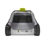 Robot per piscina a batteria Zodiac CNX-Li 5220 iQ, grigio, con cingoli e comandi.