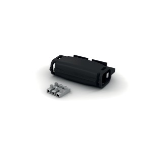 t.b.t. con connettore grigio per cavi elettrici.