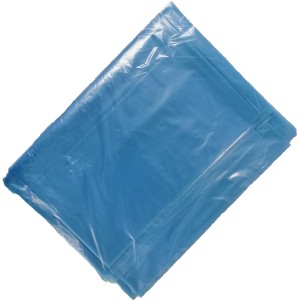 Pellicola protettiva blu per scatole di trasloco.