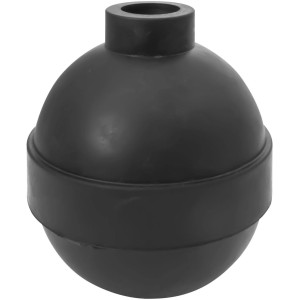 Galleggiante nero per cassetta WC, ricambio per toilette.