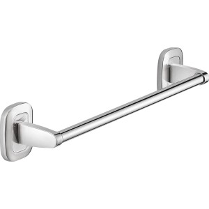 Portasciugamani cromato per montaggio a parete.