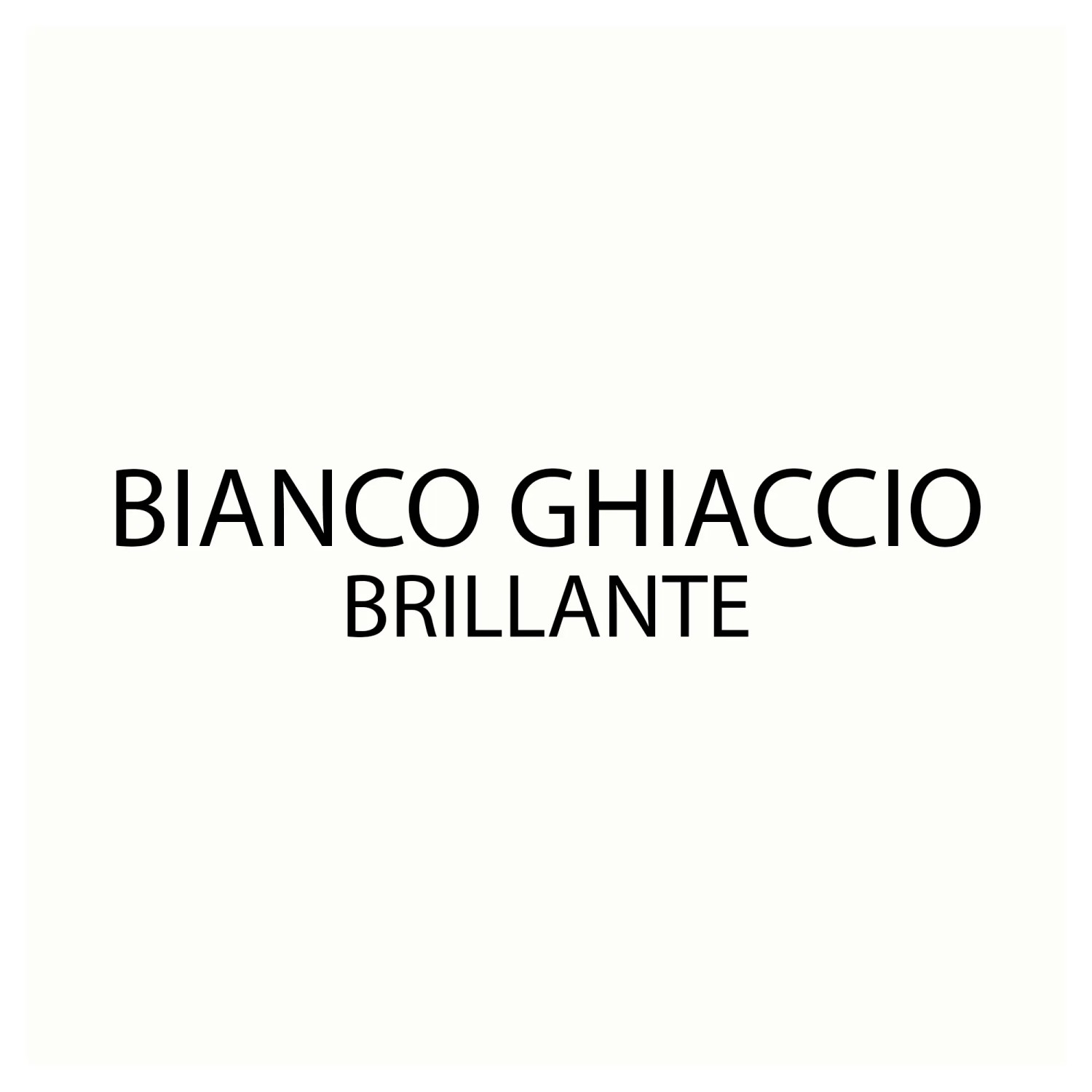 Scritta "Bianco Ghiaccio Brillante" per vernici spray speciali